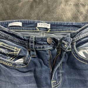 Vigoss Denim Jeans with Contrast Stitching
